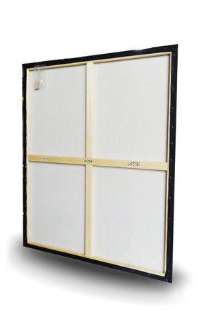 Podobrazie bawełniane czarne BLACK 60x140