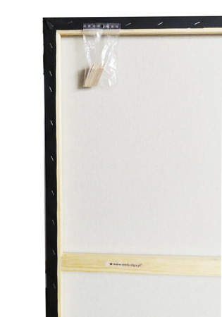 Podobrazie bawełniane czarne BLACK 160x160